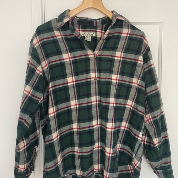 Eddie Bauer Vintage plaid flannel 100% cotton - Picture 1 of 3